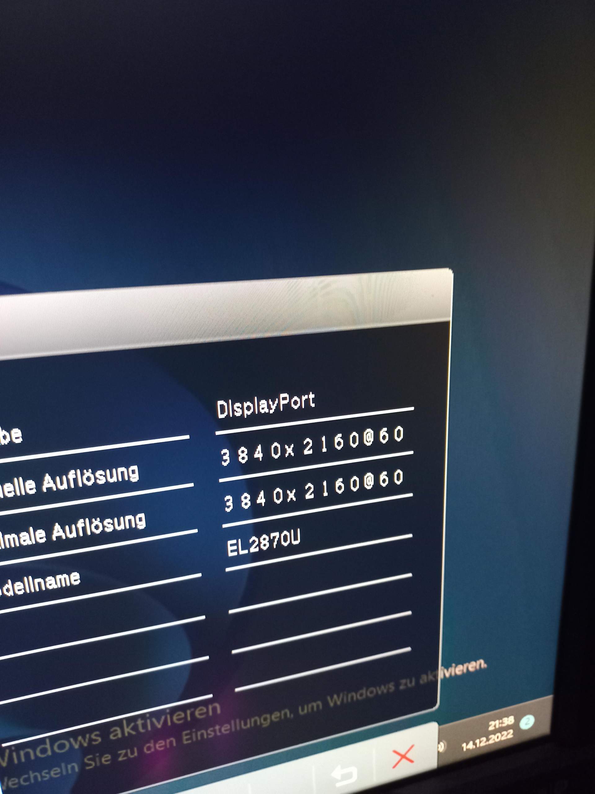 Windows 11 erkennt hz nicht? Monitor)