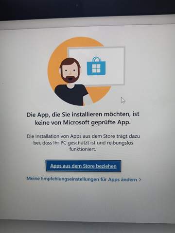Windows 11 lässt mich keine Apps von außerhalb des Apps Stores Installieren?