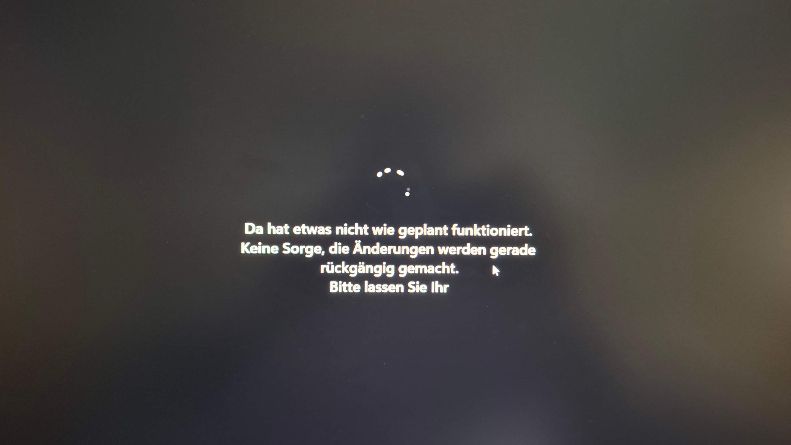 windows 10 auf windows 11 update fehler