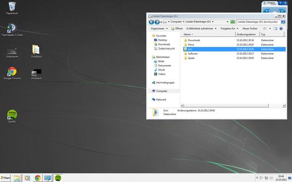 Optik mit Aktivierten Design - (Windows 7, Design)