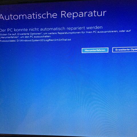 Windows 8 Laptop Fahrt Nicht Hoch Immer Wieder Fehlermeldung Hilfeee Pc