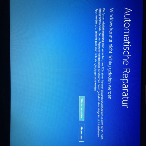 Windows 8 Nach Systemwiederherstellung Kaputt Computer Pc Technik