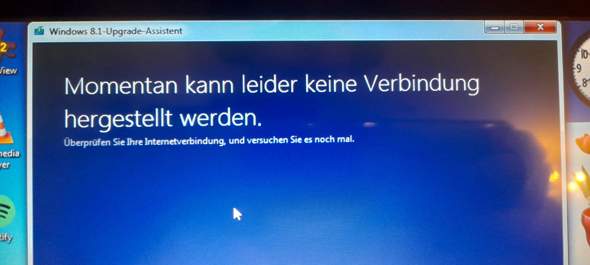 Windows 8.1 Upgrade Assistent Problem?