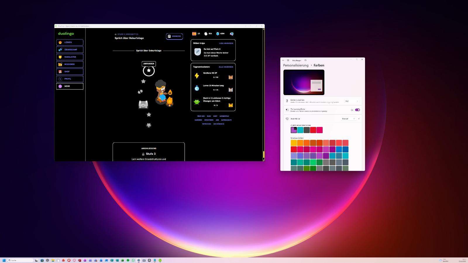 Windows Apps dauerhaft im Datk Mode? (Windows 11, Dark Mode )