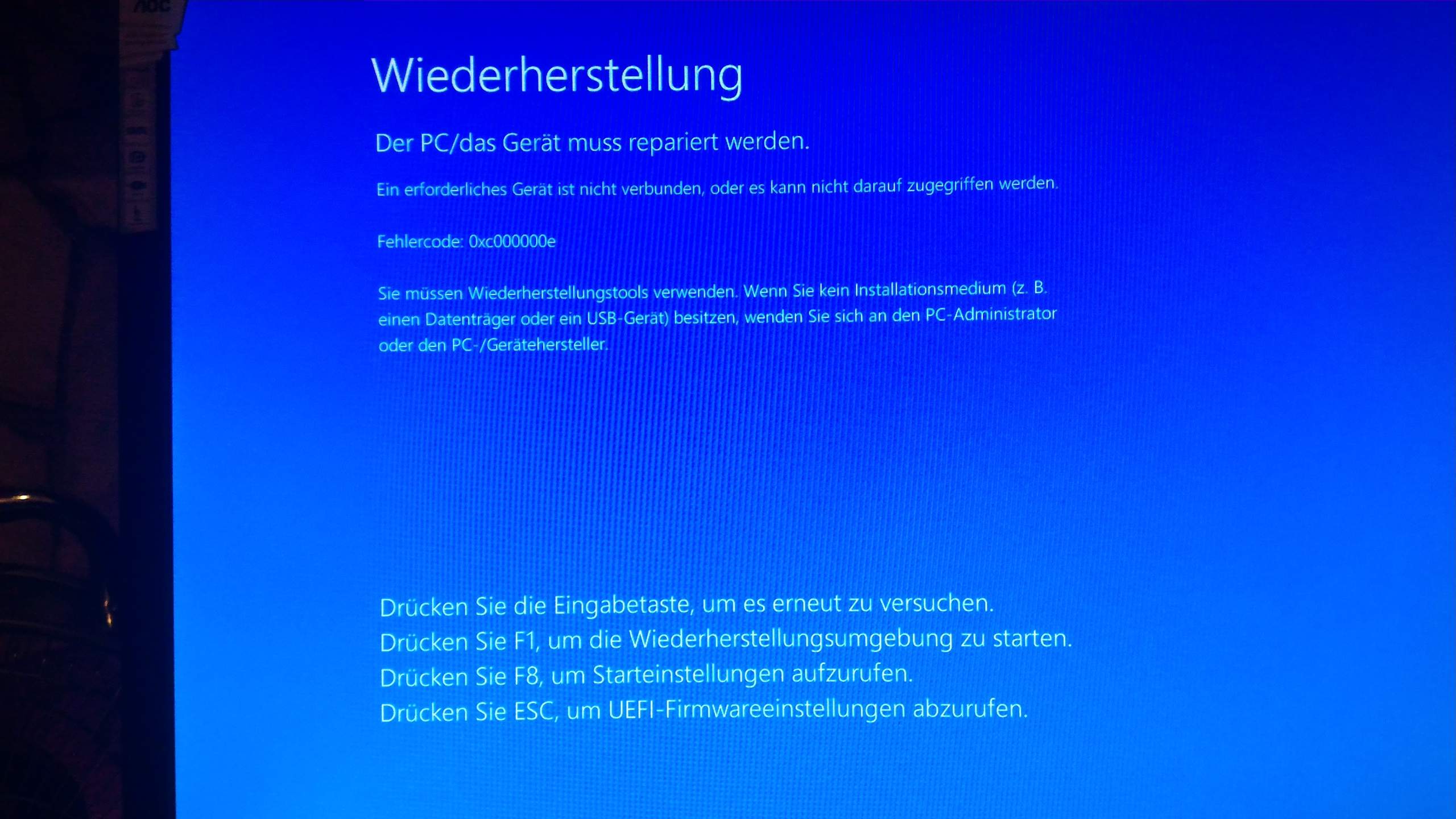 Windows Bluescreen mit Fehlercode? (Computer, Technik, PC)
