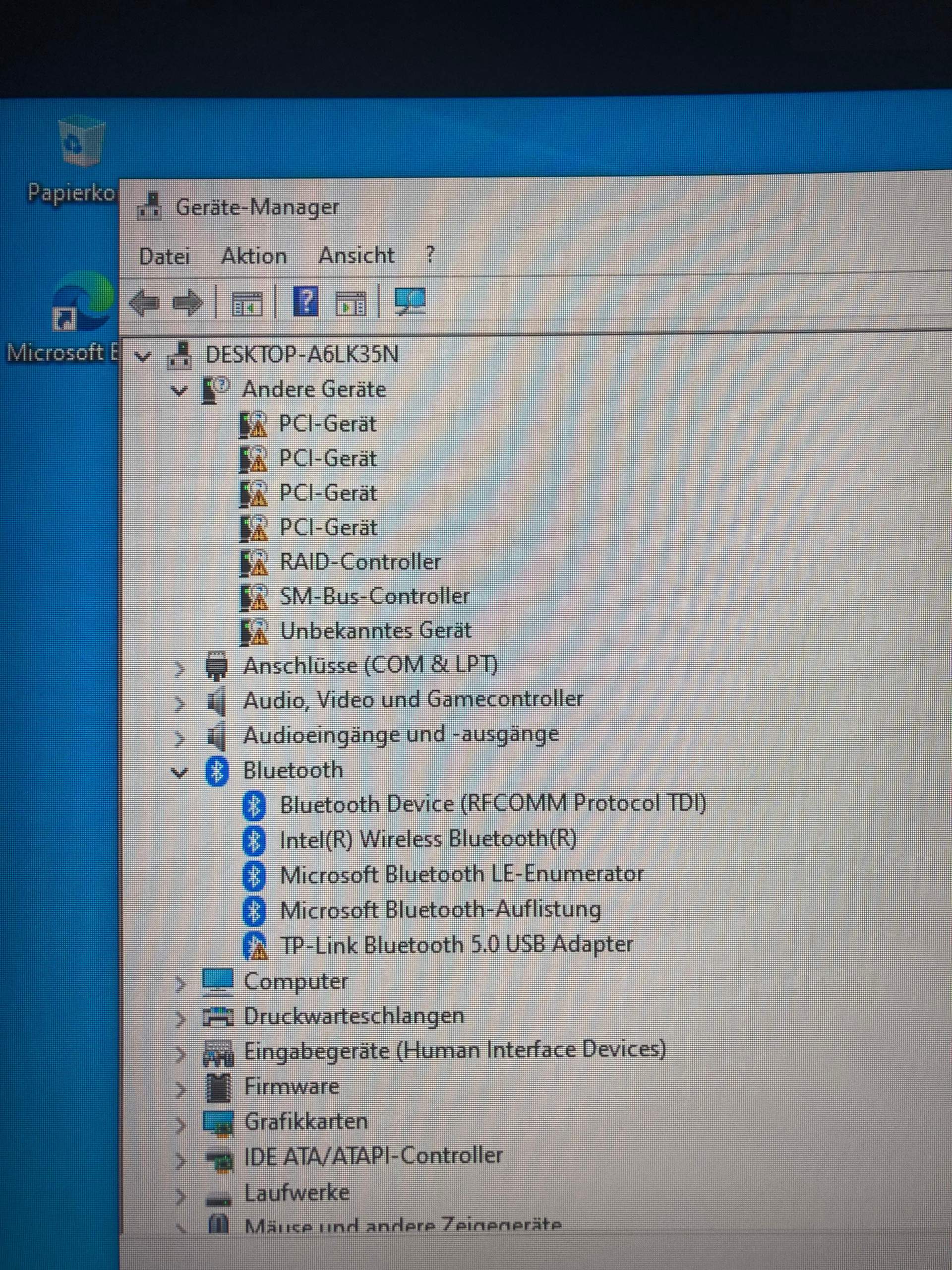 Windows Geräte Manager zeigt mir unbekannte Geräte an? (Windows 10