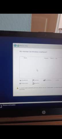Windows Installation klapt nicht?