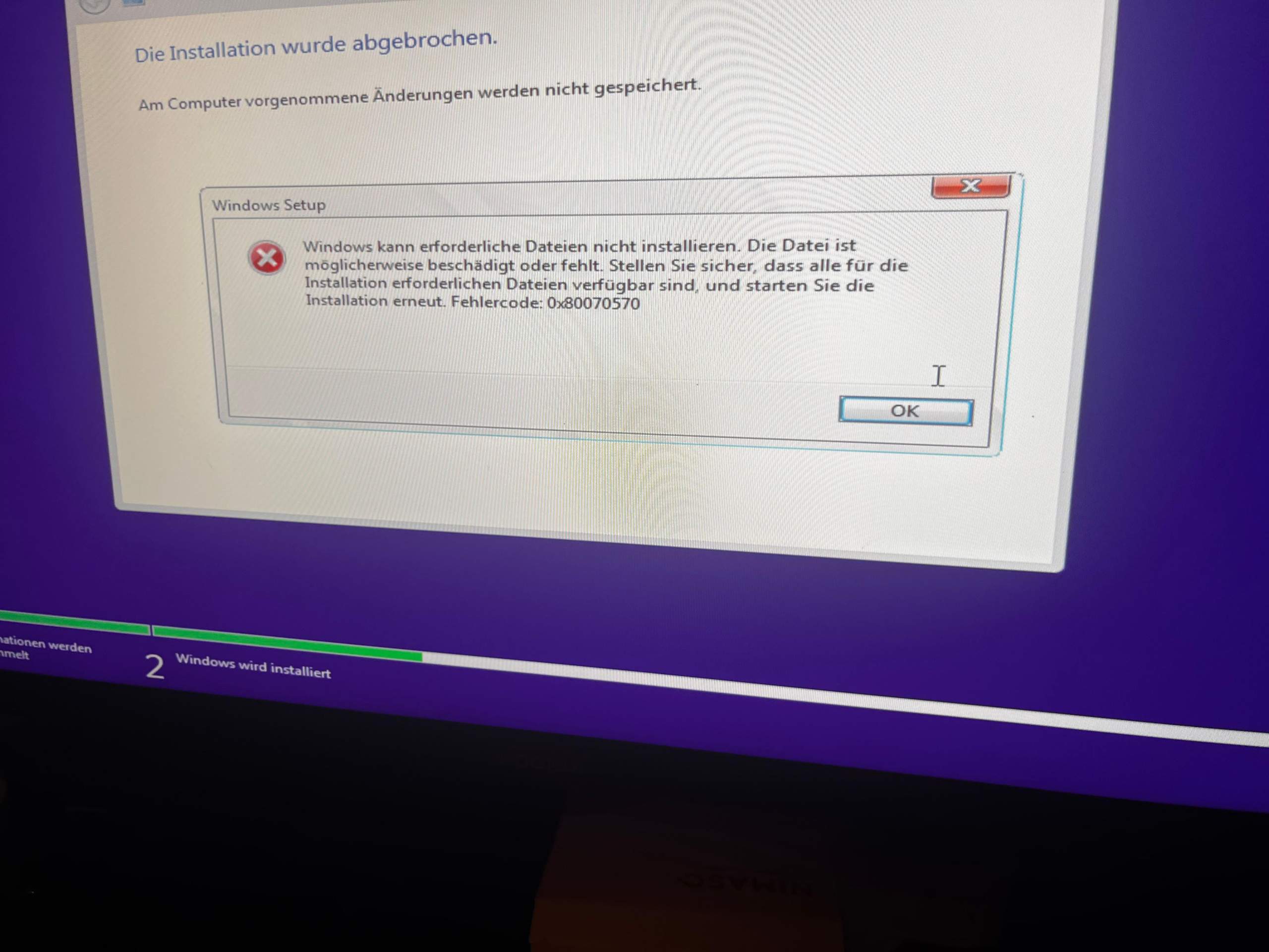 Anno 1503 Patch 1.05 Lässt Sich Nicht Installieren Windows Neuinstallation geht nicht? (Fehler, Betriebssystem, installieren)