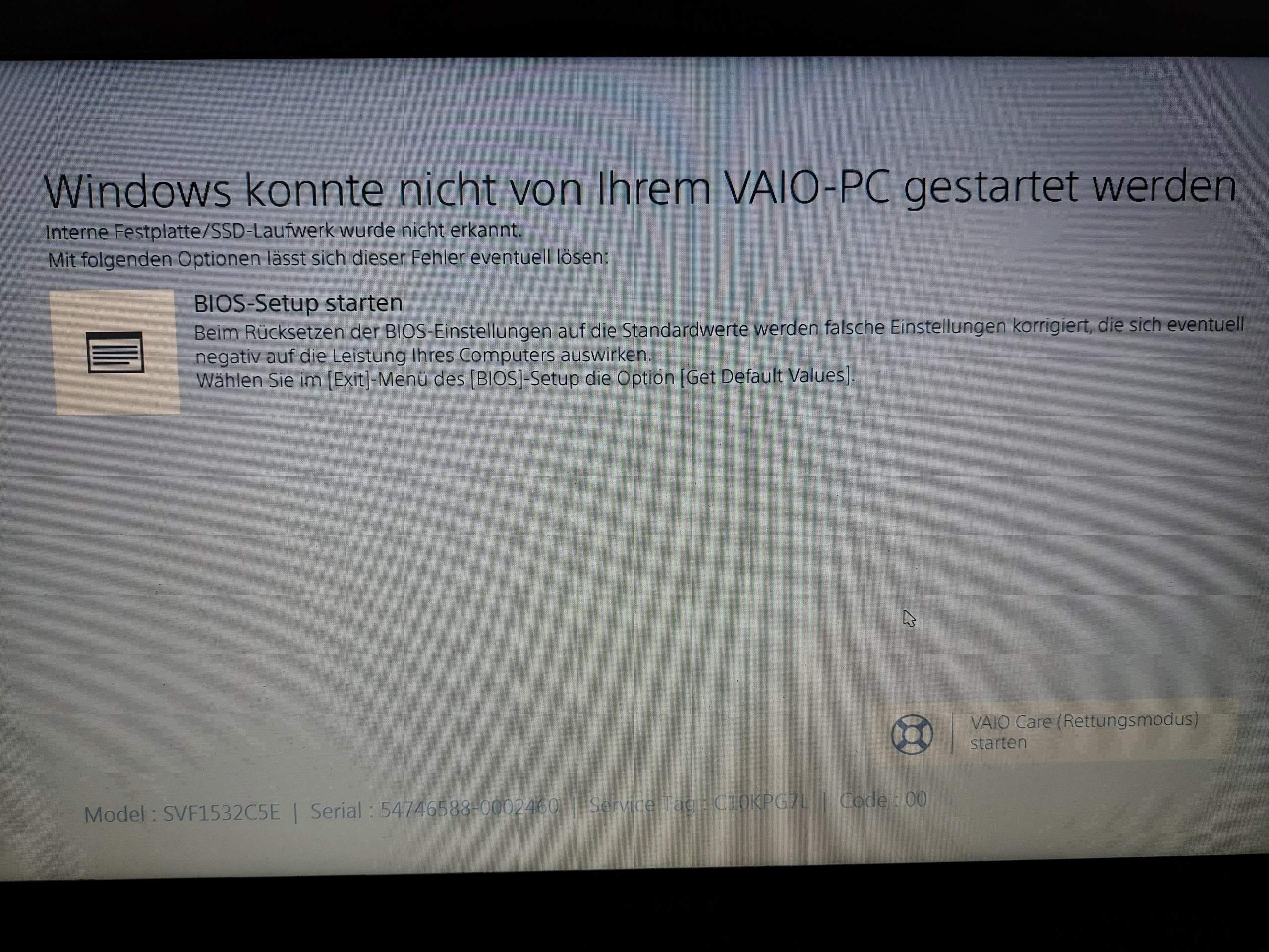 Windows konnte nicht gestartet werden? Technik, Spiele und