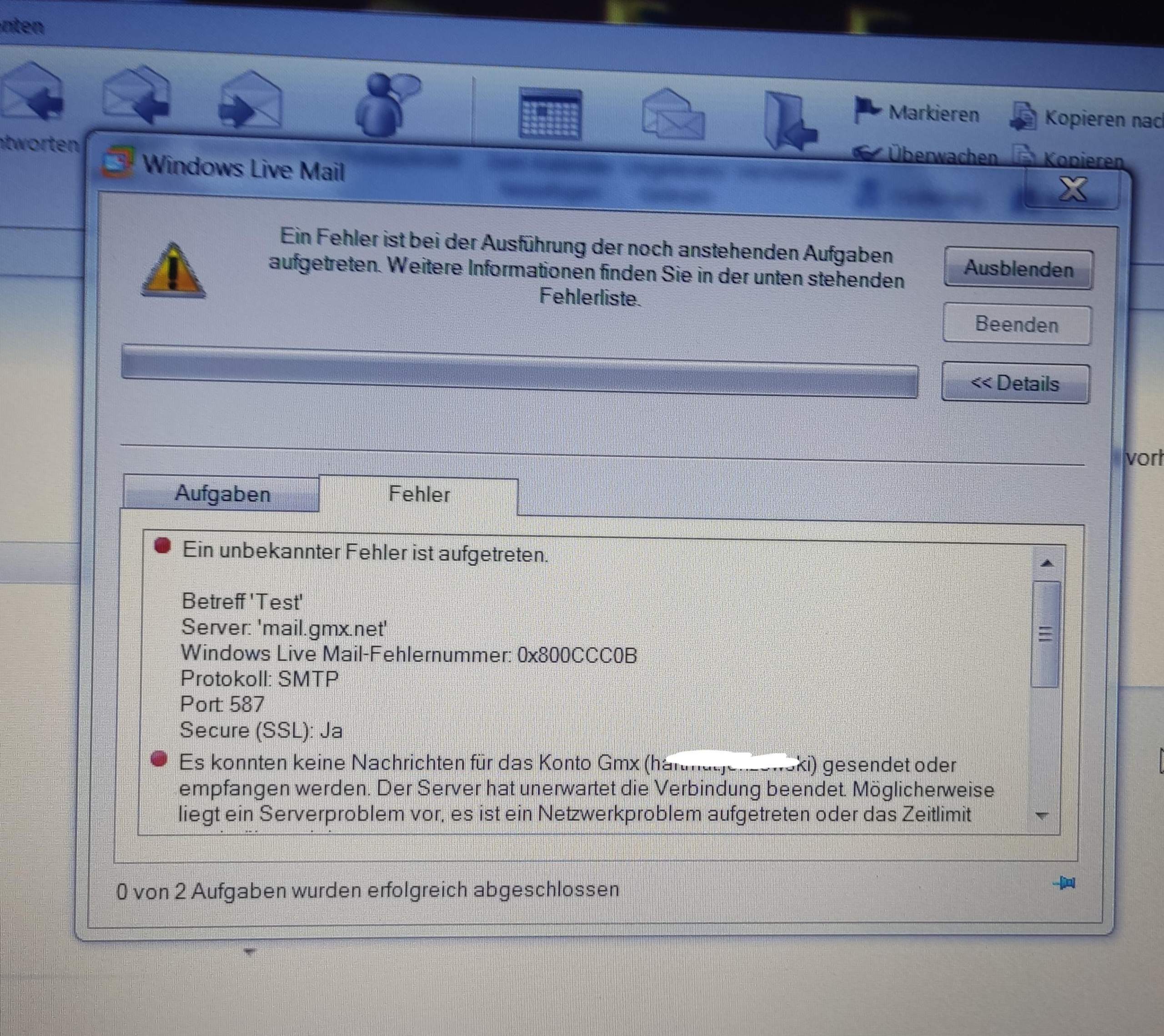Windows Live Mail Funktioniert Nicht Mehr