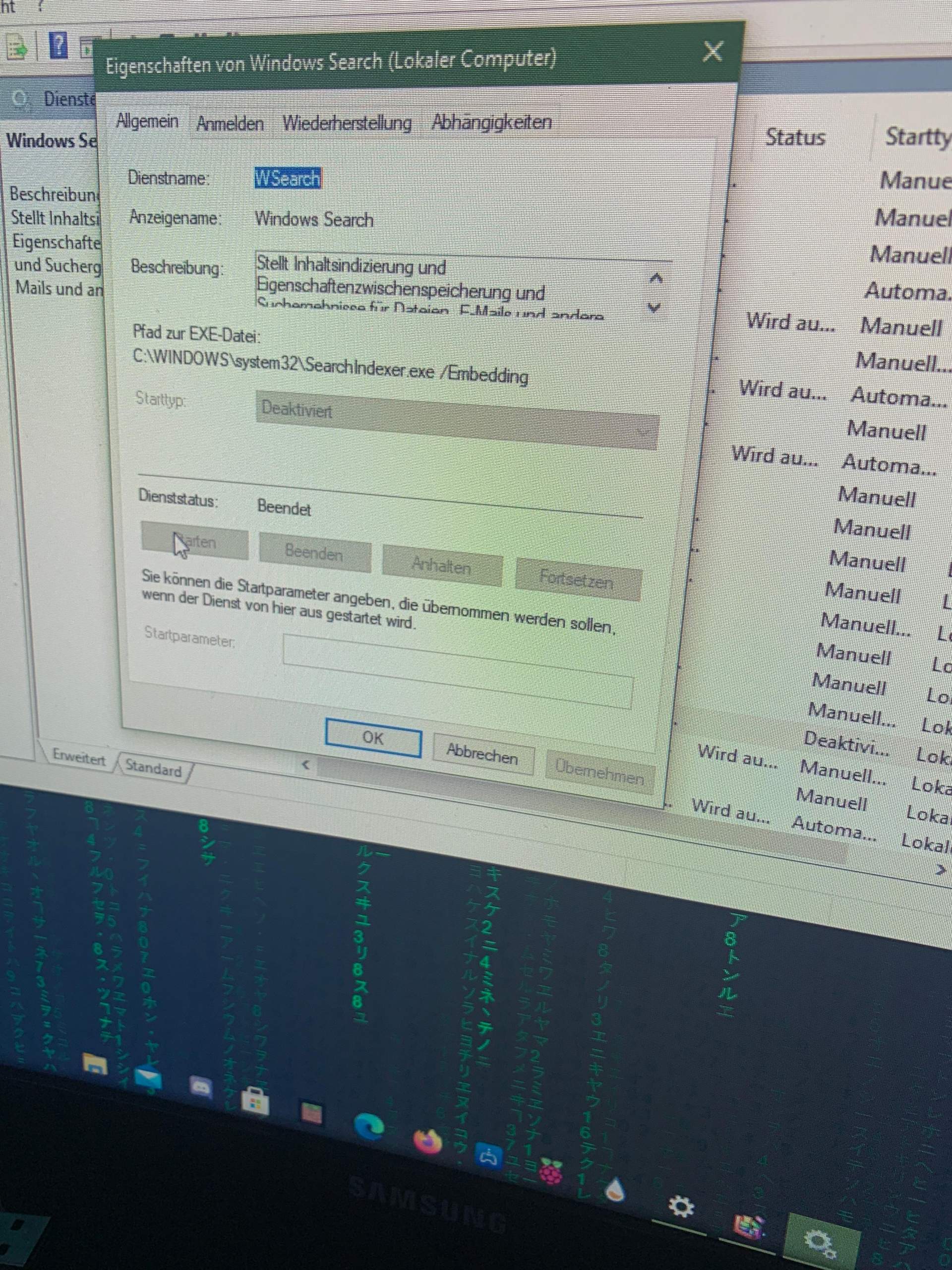 Windows search kann nicht aktiviert werden? (Computer, Technik, PC)