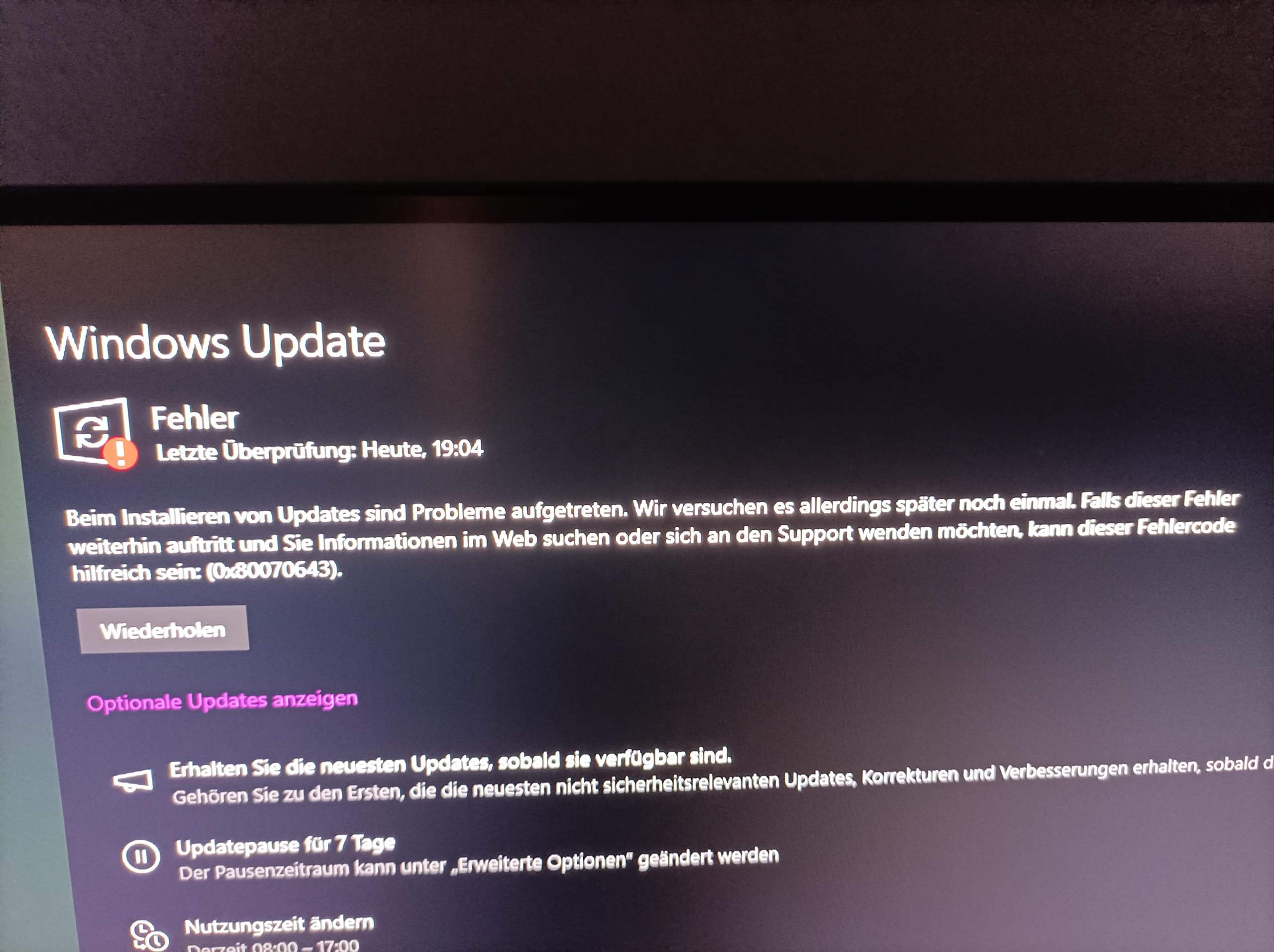 Windows update kann nicht installiert werden? (Windows 10, WindowsUpdate, Software Update)