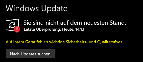 Windows Update lässt sich nicht installieren?