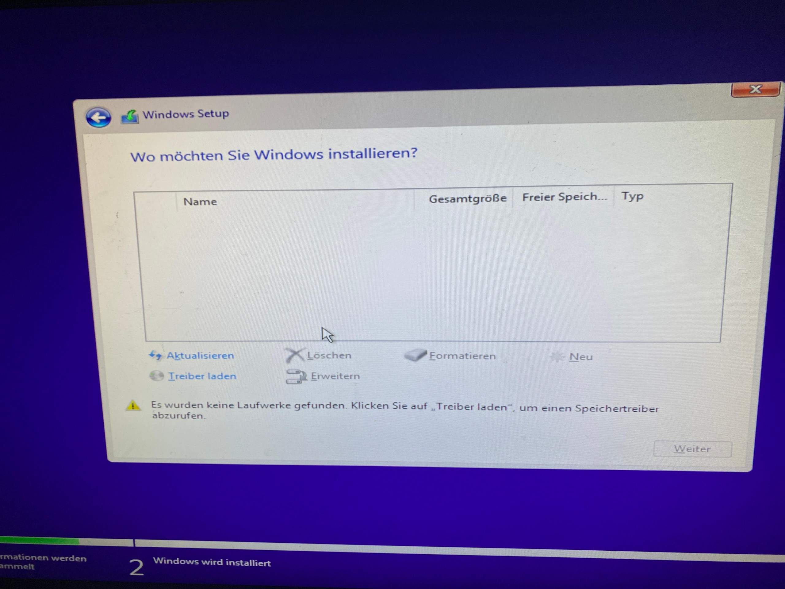 windows 10 installation von usb stick funktioniert nicht