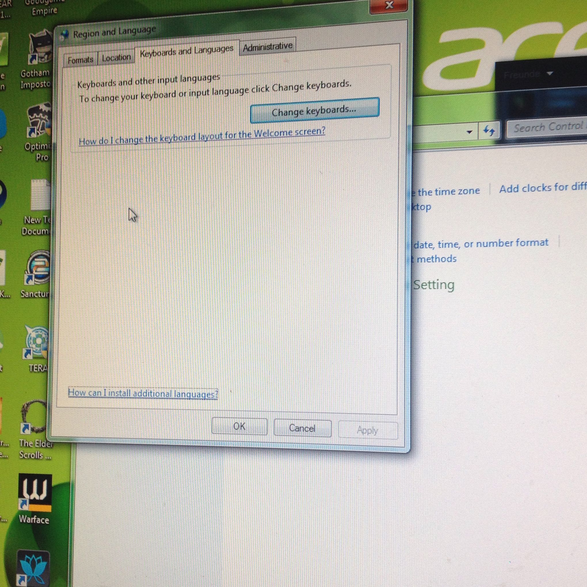 Windows7 Sprache ändern nicht möglich (PC, Windows 7)