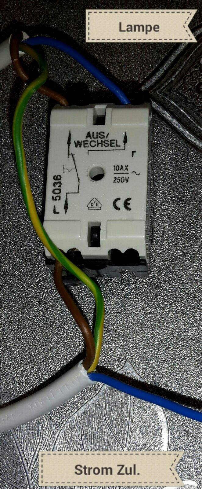 Wippschalter An Lampe Anschliessen Aber Wie Haus Strom Elektrik