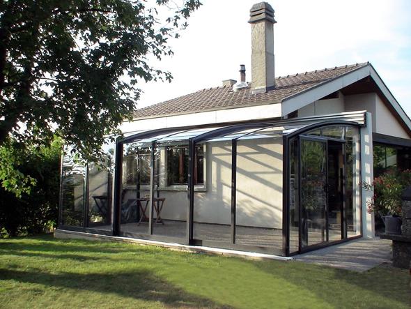 Wir Haben Uns Da Eine Tolle Verschiebbare Terrassenuberdachung