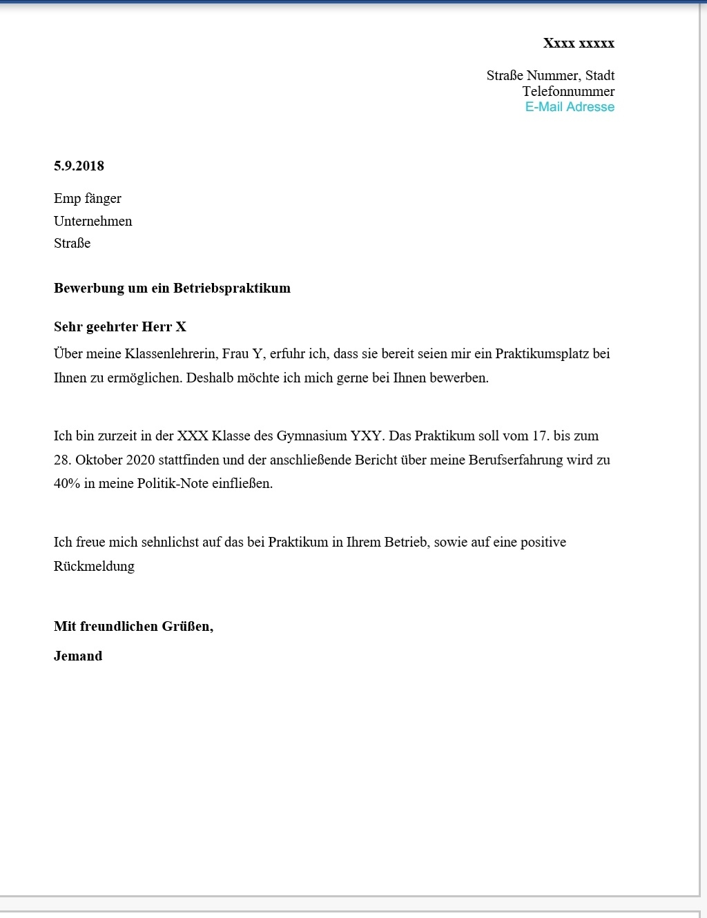 Wir Mache Ich Es Dass Meine Bewerbung Nicht Zu Kurz Gerat Schule Arbeit Praktikum Bewerbung Schreiben Kurz Und Knapp