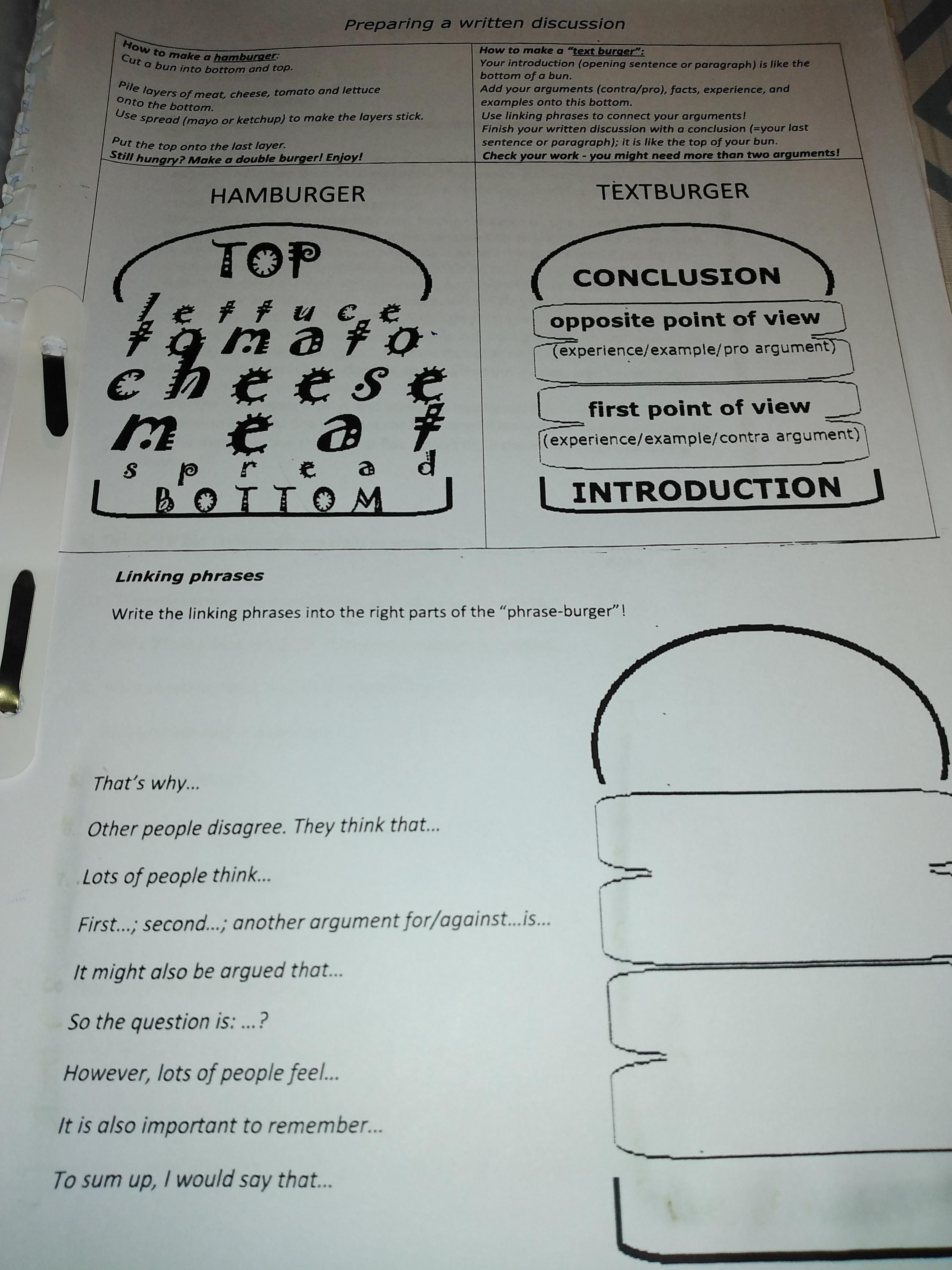 Wir Wurdet Ihr Diese Text Schreiben Englisch