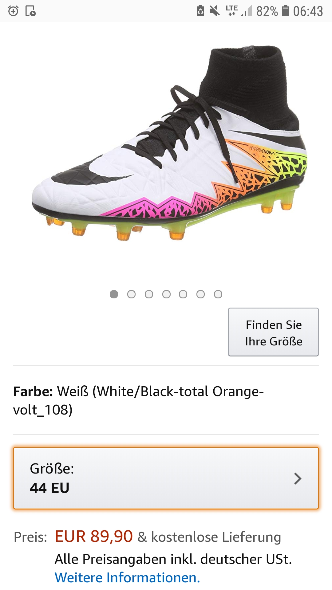 Nike Hypervenom Phantom Reflective FG Soccer Cleats