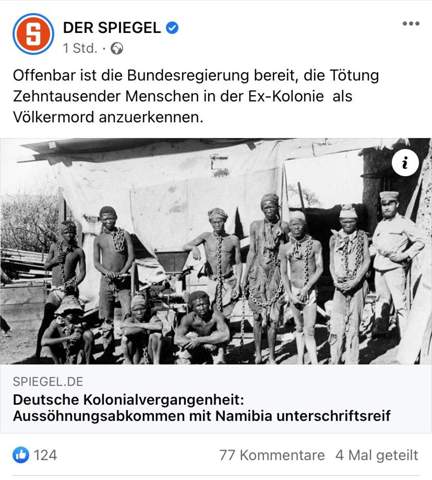 Wird Deutschland endlich eine Entschädigung an die Herero und Nama bezahlen?