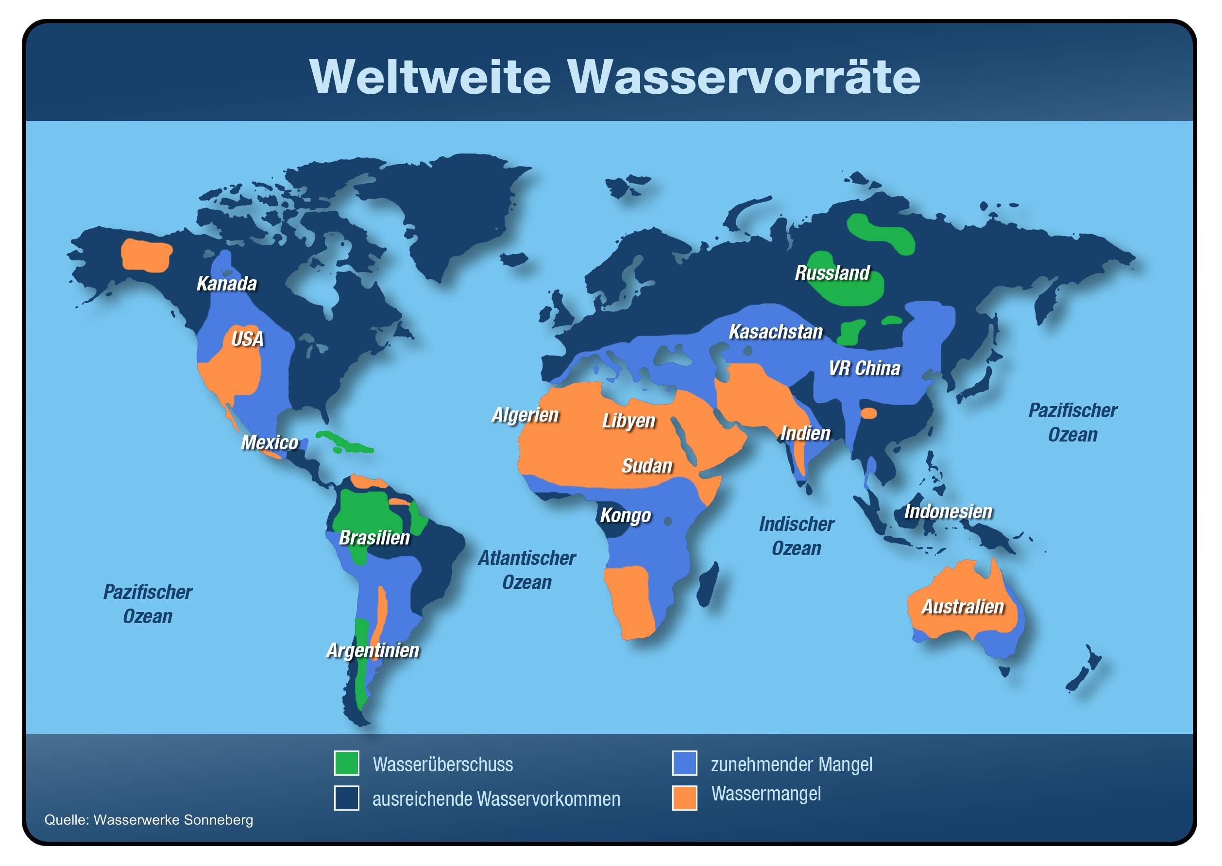 Wirklich Wassermangel in diesen Regionen? (Wasser) Wirklich Wassermangel in diesen Regionen? (Wasser)