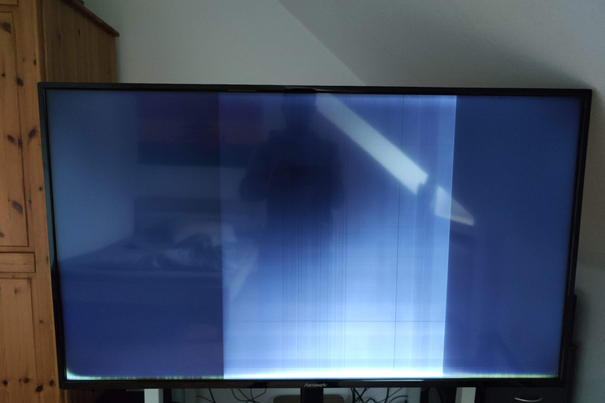 Wisst ihr was an dem Fernseher defekt ist? (Smart TV, Displayfehler)