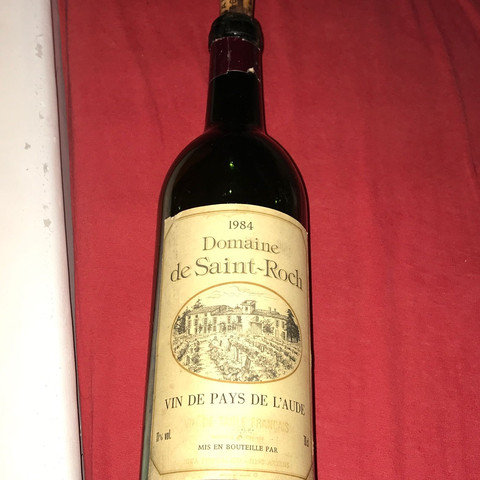 Domaine de Saint-Roch 1984 Vin de pays de l‘aude - (Preis, Wein, Experten)