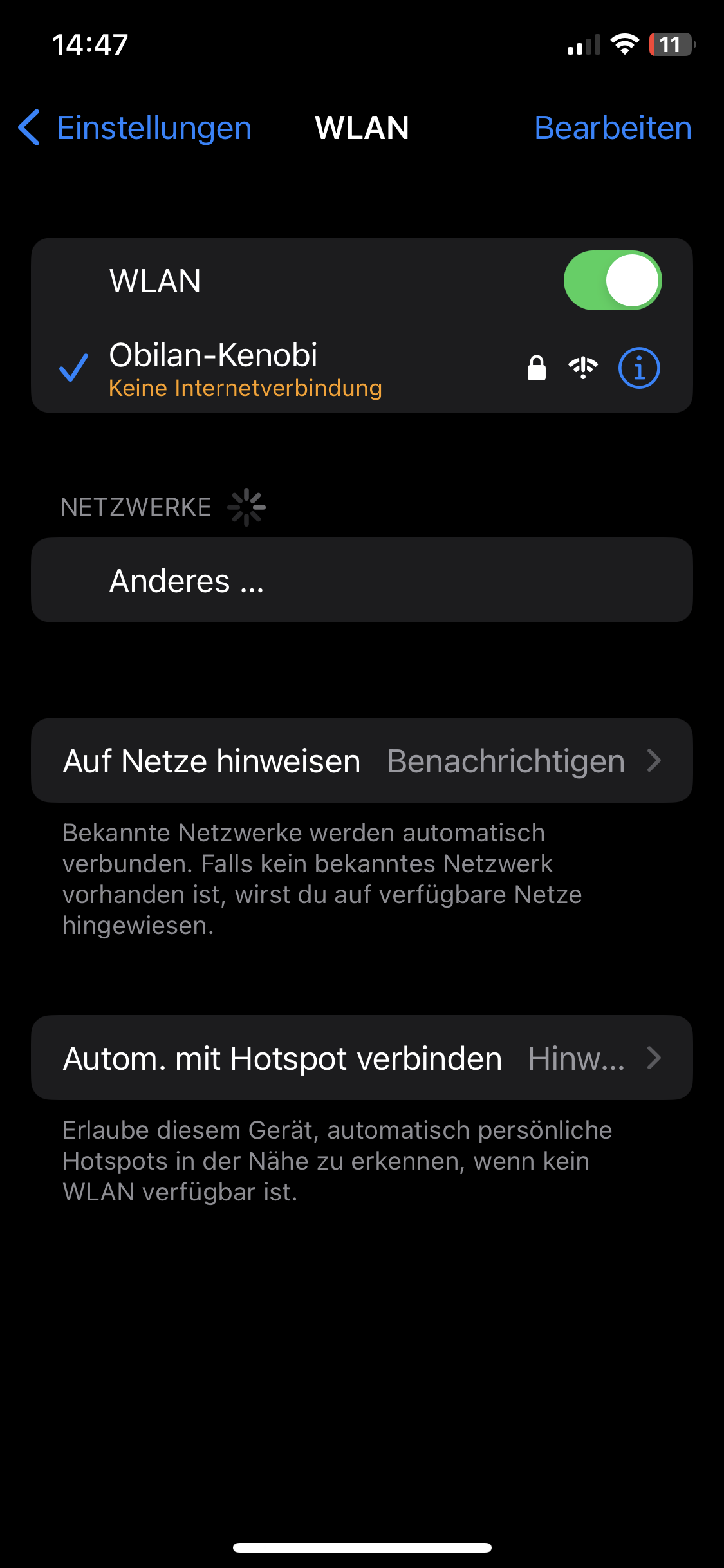 Wlan funktioniert nach Namenänderung nicht mehr? Router)
