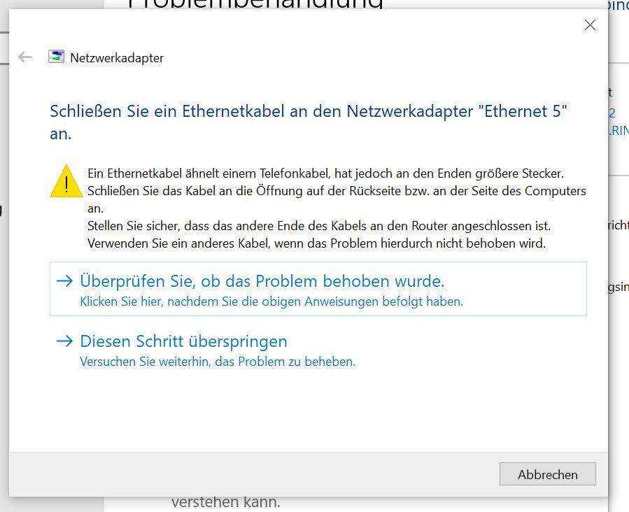 wlankabel wird nicht mehr erkannt? Technik, PC)