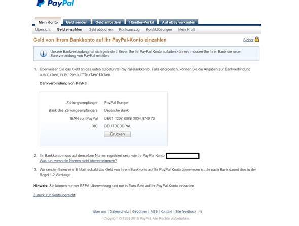 Wo Finde Ich Den Paypal Verwendungszweck Einzahlung