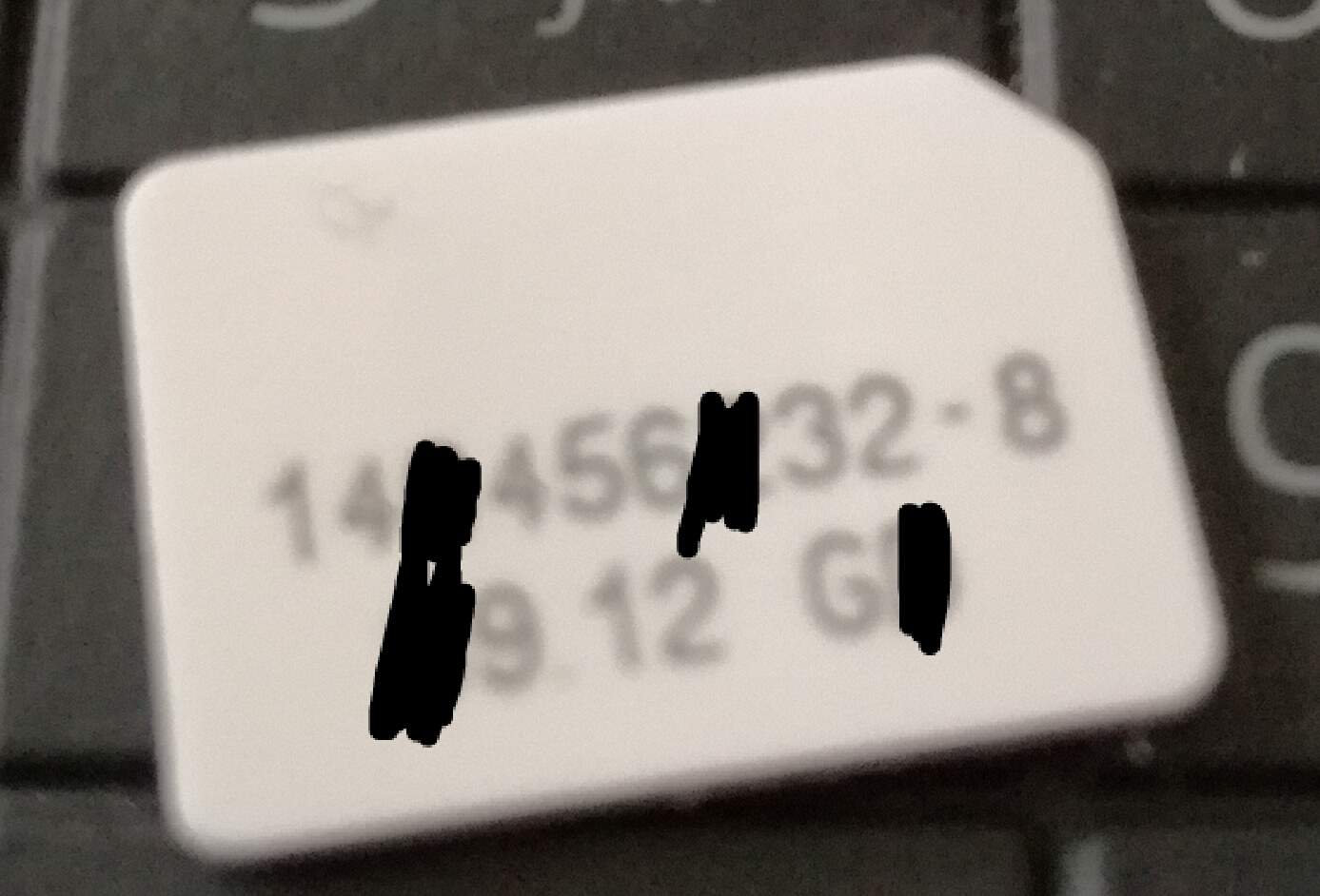 Wo finde ich den puk code (Hot)? (SIM-Karte)