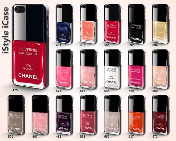 Chanel nail polish Iphone 5 case - (iPhone 5, Chanel, nail polish)