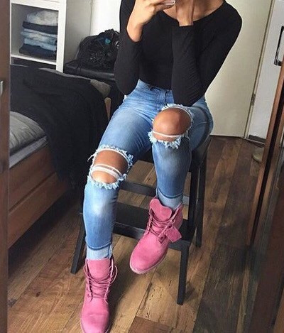 Jeans1 - (Jeans, ripped)