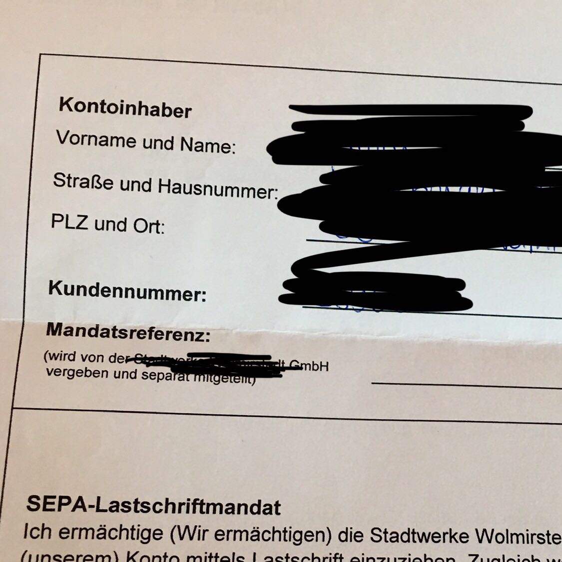 Wo finde ich die Mandatsreferenznummer?