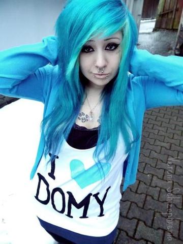 hellblau - (Haare, Farbe, blau)