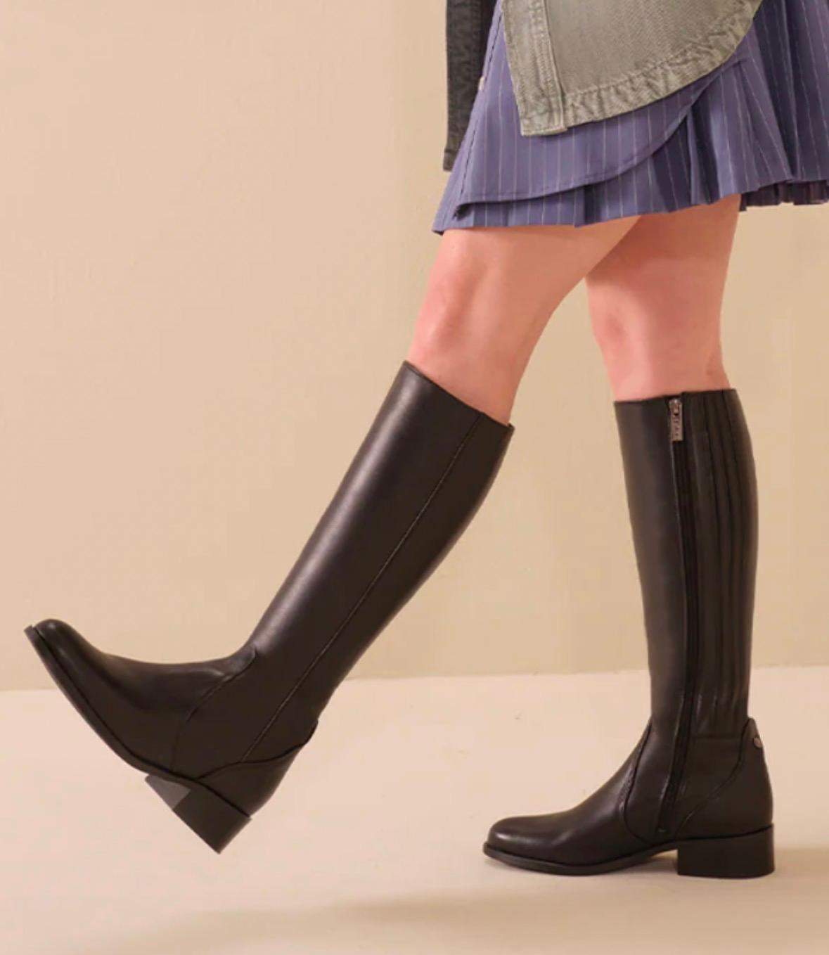 Elegantes Stiefel Fr Schmale Waden Fotos
