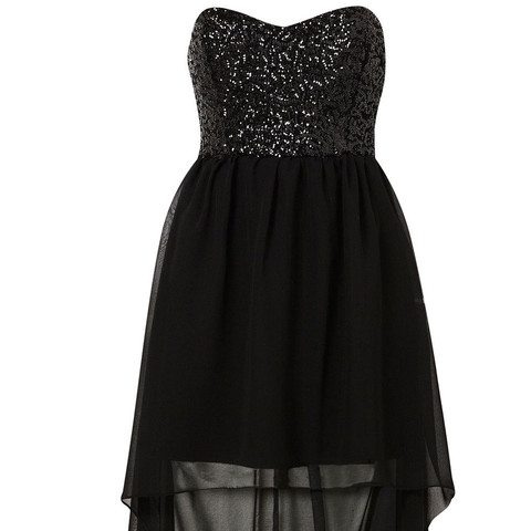 Wo Gibt Es So Ein Schwarzes Paillettenkleid Party Kleid Silvester