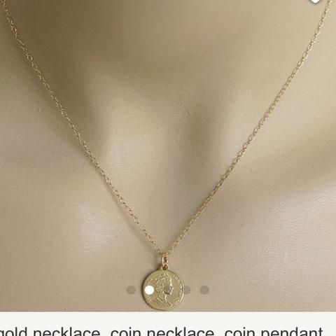 Und in Gold :) - (Schmuck, Kette, Münzenanhänger )