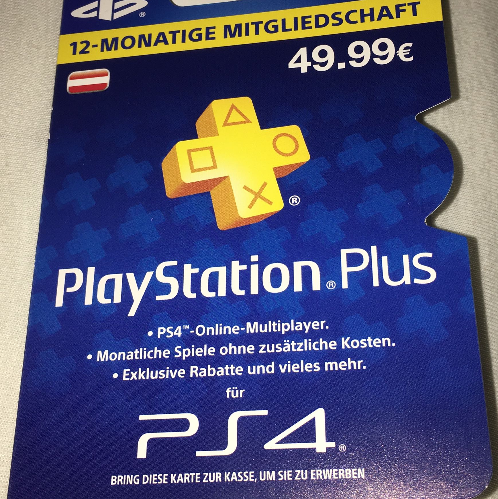 Ps4 Karte : 100 Psn De Playstation Network Code Card 2x 50 Euro Eur Ps4 Ps4 Karte : 100 Psn De Playstation Network Code Card 2x 50 Euro Eur Ps4