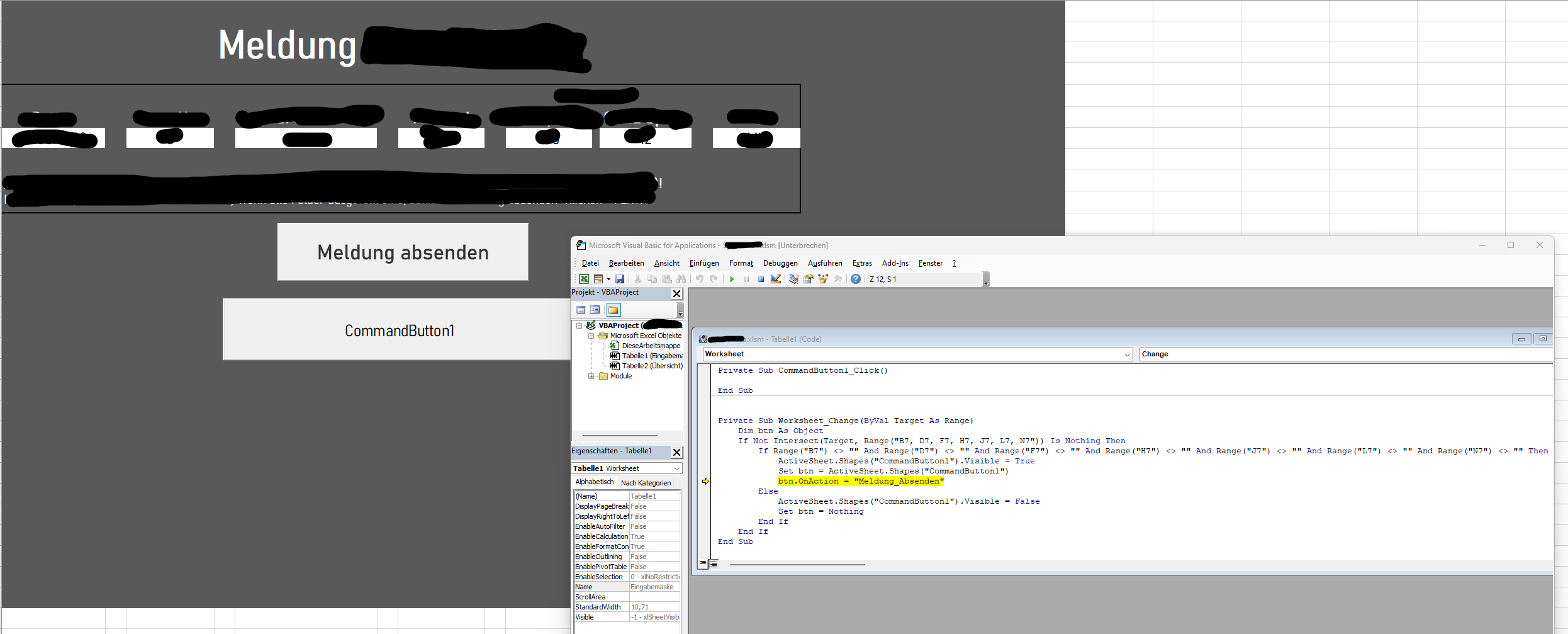 Wo ist der Fehler im Excel VBA Code? (Computer, PC, IT)