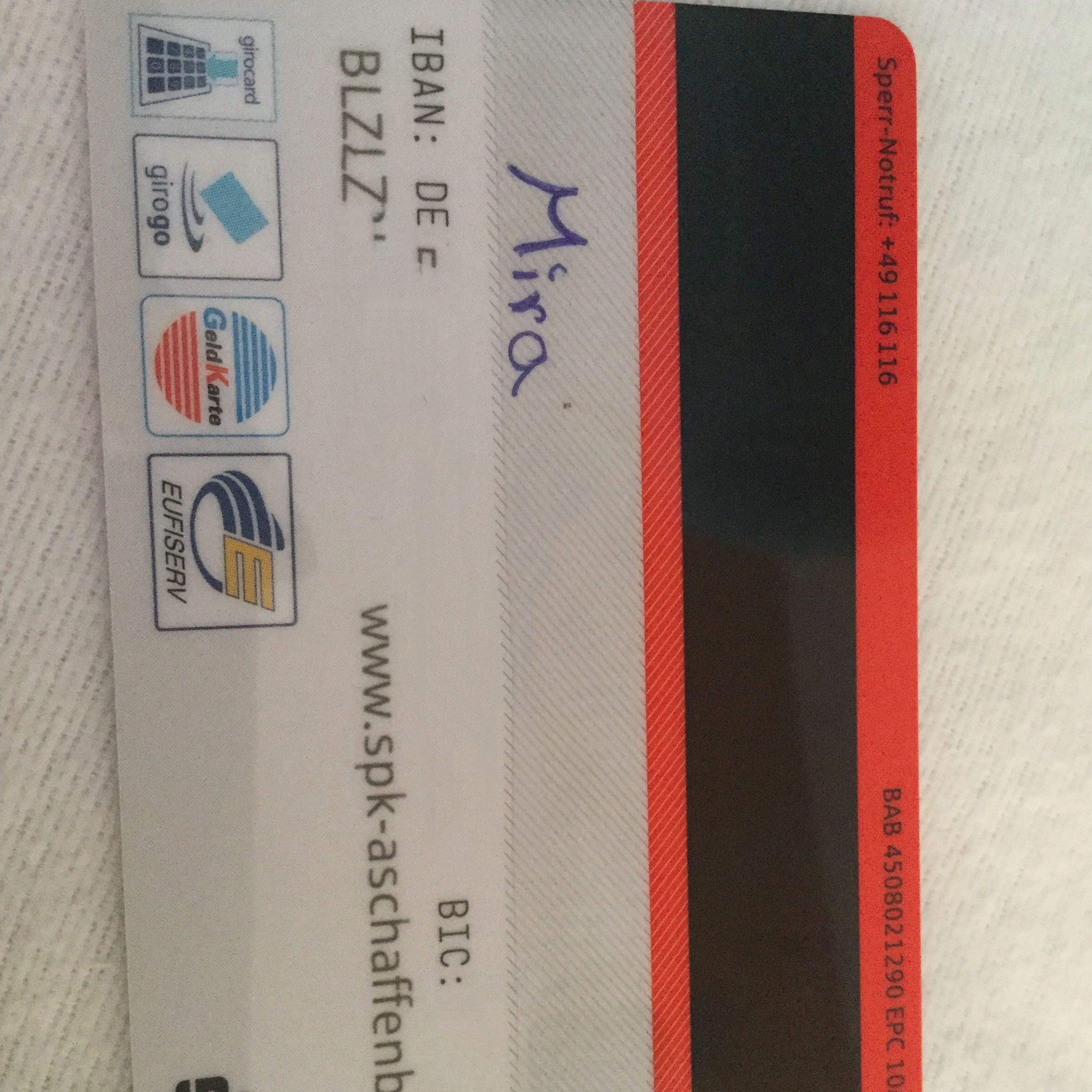 Wo ist der sicherheits code? (Apple, Bank, iTunes)
