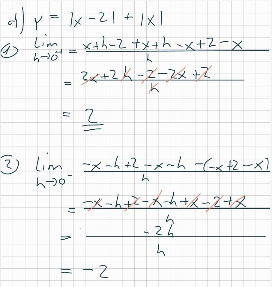 Wo ist die Funktion nicht differenzierbar? (Schule, Mathematik)
