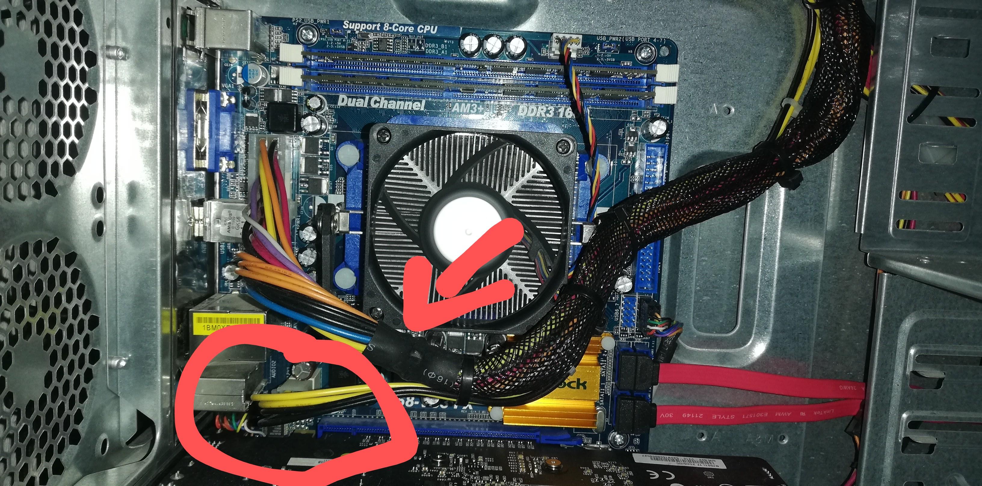 Wo ist dieser Anschluss am mainboard? (Computer, PC, Technik)