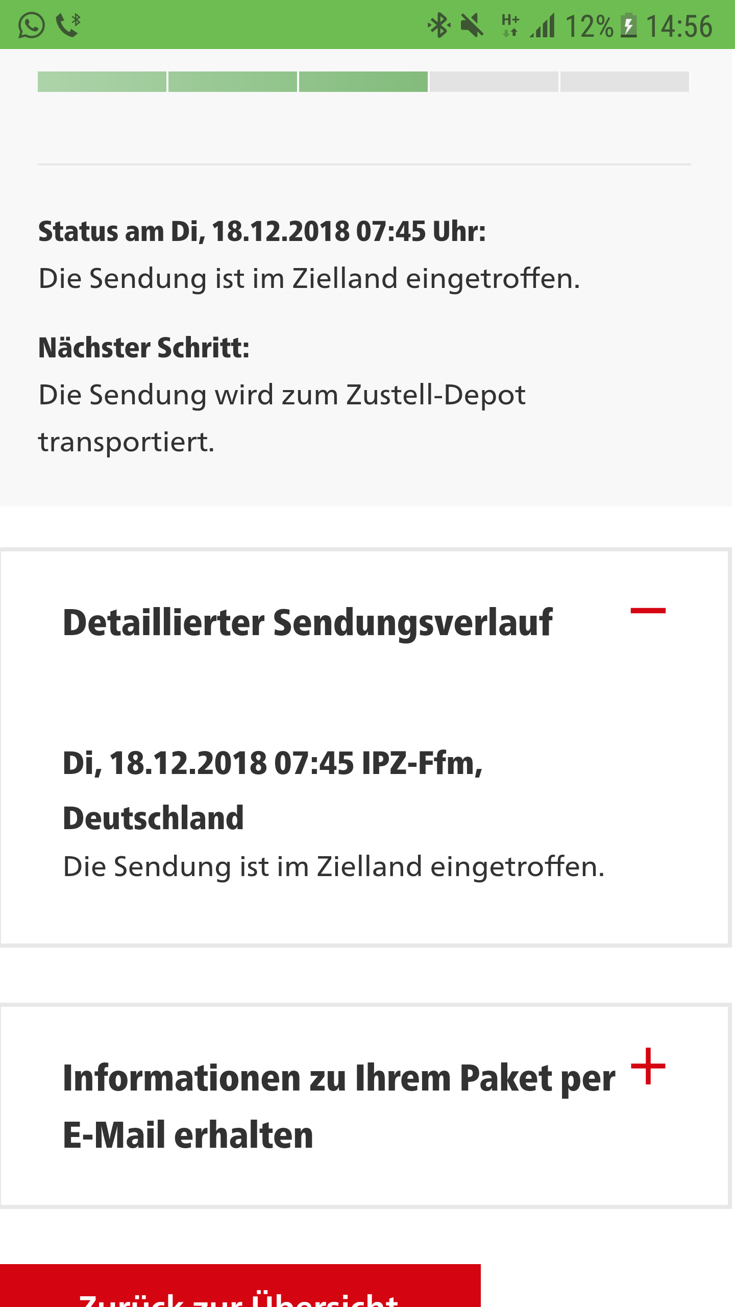 Frankfurt Zoll Paket