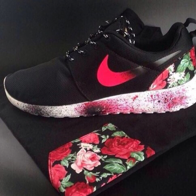 Nike Schuhe Roshe Run Blumen Nike Schuhe Roshe Run Blumen