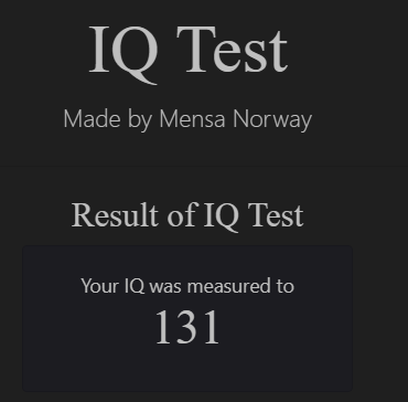 Wo kann ich einen guten gratis online IQ test machen?