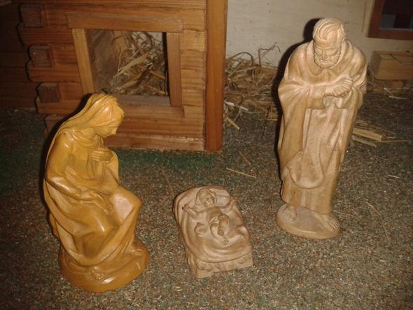 die hl. familie - (Weihnachten, verkaufen, Holz)