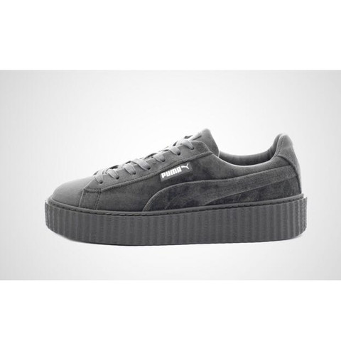 Puma Creeper Velvet x Rihanna "Glacier Gray" - (Schuhe, suche , Puma)