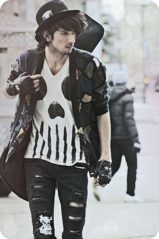 Outfit - (Klamotten, black)